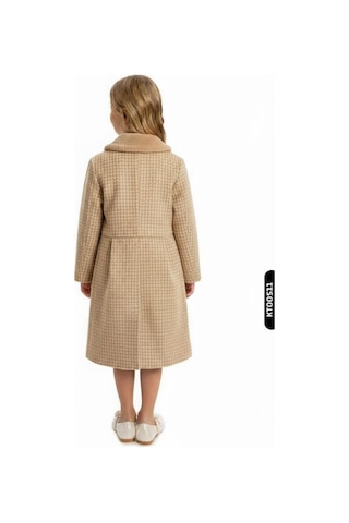 Xo Kids Kız Çocuk Kaban 4-8 Yaş 1052 Bej
