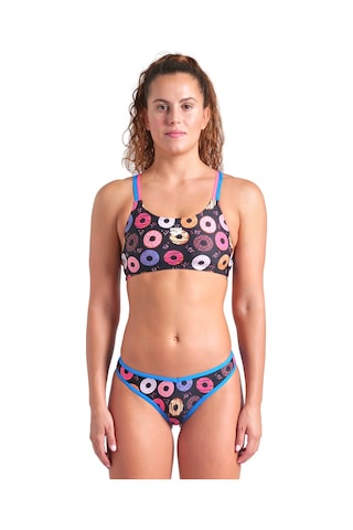 Arena Donuts Bandeau Kadın Siyah Yüzücü Bikini 009462590 Siyah