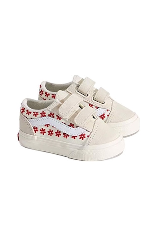 Vans Old Skool V Bebek Günlük Ayakkabı Vn000ctgızq1 Kırmızı