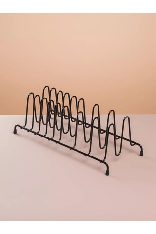 İlwi Kapaklar Ve Tabaklar İçin Metal Stand 159800848 Siyah