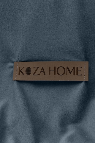 Koza Home Linda Lacivert Kadife Çift Kişilik Nevresim Takımı 200x220 4 Yast Lacivert