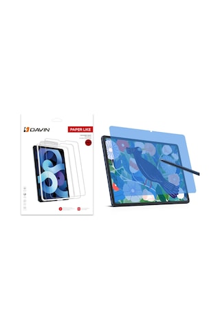 Noktaks - Galaxy Uyumlu Tab S9 Ultra 14.6.inç Sm-x910 - Mat Davin Paper Like Tablet Ekran Koruyucu - Şeffaf