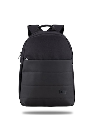 Classone Mila BP-TX100 Serisi 15.6" Su Geçirmez Notebook Laptop Apple Uyumlu MacBook Sırt Çantası Siyah