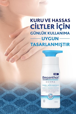 Bepanthol Derma Temel Nemlendiricili Günlük Vücut Losyonu 400 ML