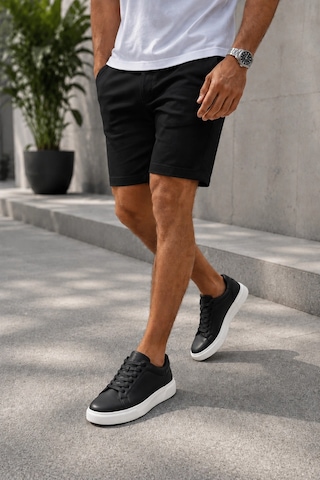 Ht Hotin Laviathan Erkek Günlük Bağcıklı Spor Ayakkabı Sneaker Rahat Ve Şık Tasarım Siyah-beyaz SİYAH-BEYAZ