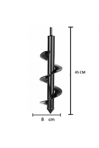 Rekotools -matkap Ucu Burgu Aparatı Toprak Delici Gübre Tohum Kar