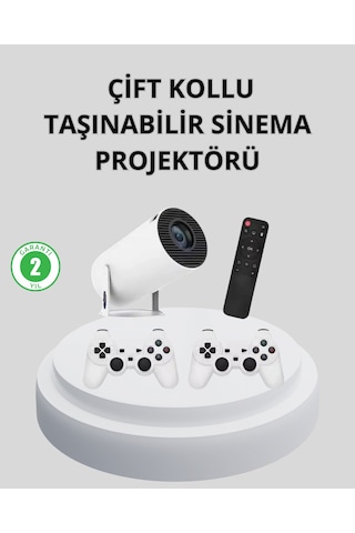 Wi-fi 6 Ve Bluetooth 5.0 Destekli 4k Akıllı Projeksiyon Cihazı