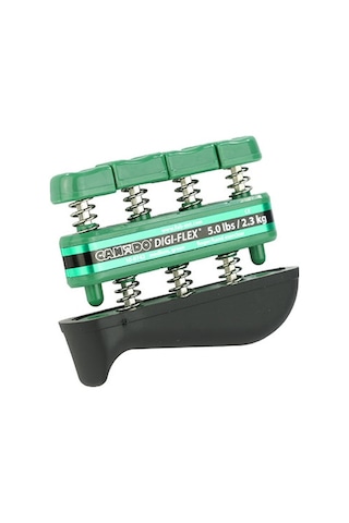 Cando Digi-flex Hand Exerciser - Green, Medium - Finger 5.0 Lb