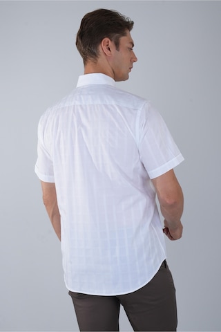 Bisse Paşa Yaka Regular Fit Gömlek Beyaz Gmeks250002 D01 Beyaz
