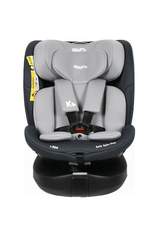 Kraft Safe Spin Plus I-size Oto Koltuğu 0-36 Kg Gri