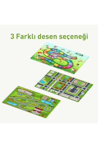 Carpdress Desenli Kaydırmaz Oyun Halısı 100 X 150 Cm S Desen