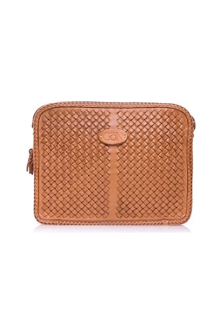 GÖN Gön Handmade Kadın Çapraz Askılı Çanta Camel