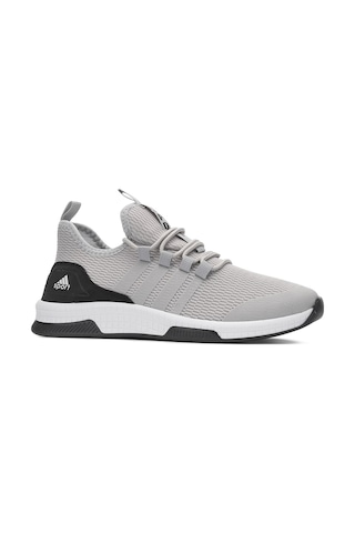 Günlük Unisex Sneaker Nefes Alabilen Triko Bağcıklı Hafif Yürüyüş Esnek Spor Ayakkabı 249 053 Buz - Siyah