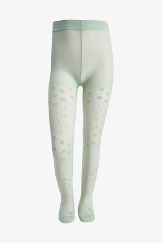 Penti Kız Çocuk Pretty Dotted Daisy Külotlu Çorap Açık Yeşil
