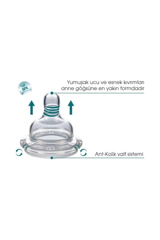 Mamajoo %0 Bpa 12 Ay+ Silikon Biberon Emziği 2'Li No 3