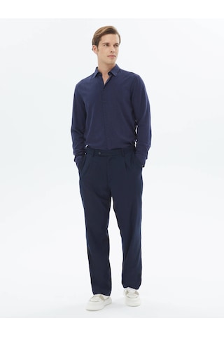 Kip Lacivert Dokuma Casual Pantolon 400053 Lacivert