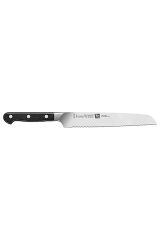 20 Cm Uzunluğunda Dalgali Kenar Ekmek Bıçağı Açık Sarı