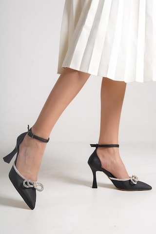 Moda Ayakkabı 01118 Ayışığı 7cm Topuklu Kadın Ayakkabı 001