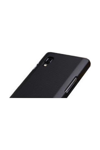 Nillkin Optimus L9 İle Uyumlu Sert Kauçuk Kılıf Siyah