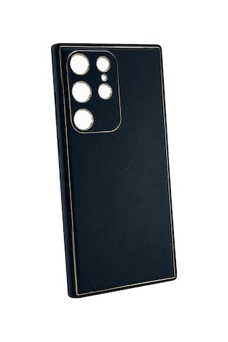 Nettech Samsung Galaxy S23 Ultra Uyumlu Coco Leather Seri Arka