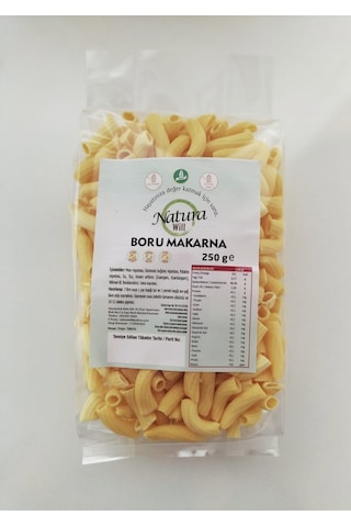Natura Will Glutensiz Boru Makarna 250 G Natura Will Glutensiz Boru Makarna 250 G