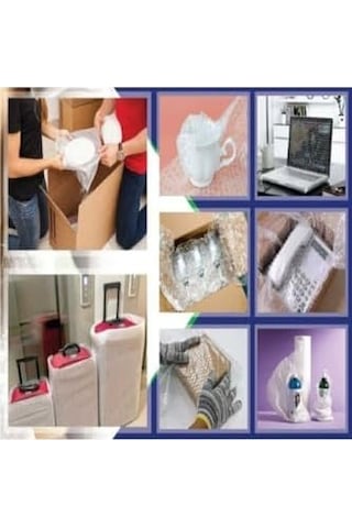 Balonlu Naylon Sargı 5 Adet 48 Cm En 5 Metre Boyunda Havalı Eşya Koruma Ambalaj Pat Pat 5' Li