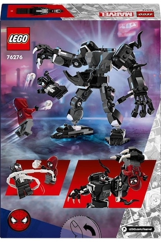 LEGO® Marvel Venom Robot Zırhı Miles Morales’e Karşı 76276 6+ Yaratıcı Oyuncak Yapım Seti - 134 Parça
