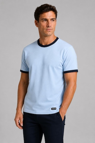 Alexandergardi Yaka Detaylı T-shirt Açık Mavi