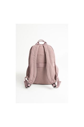 Sanmorris Unisex Suya Dayanıklı Krinkıl Kumaş Çok Gözlü Orta Boy Laptop Okul Ve Sırt Çantası Mor
