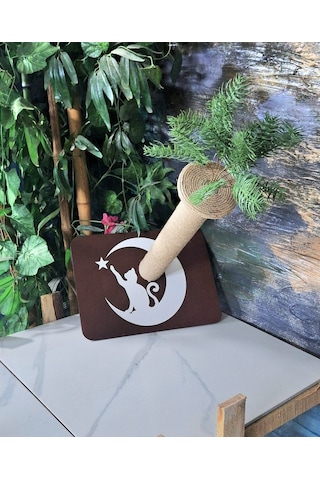 Kedi Tırmala Tahtası Lazer Kesim Ahşap Resimli9