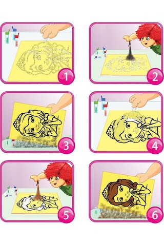 Disney Sofia Eğitici Ve Eğlenceli Kum Boyama Seti 4in1-red Castle Fm-11-e