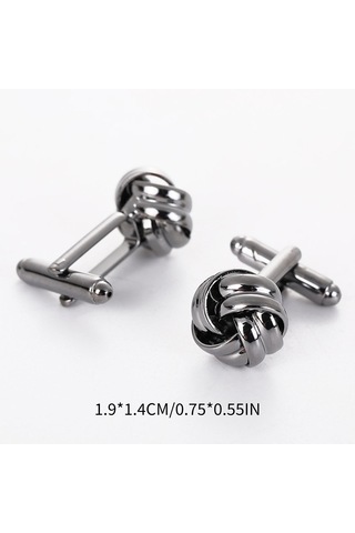 Homyl Parti Takım Elbise İş Düğünü Için 2 Parça Düğüm Siyah Çok Renkli