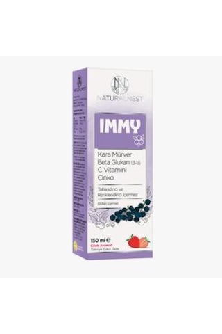 Naturalnest Immy Şurup Çilek Aromalı 150 Ml