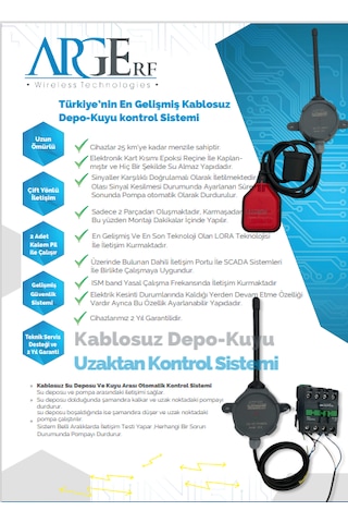 Kablosuz Pilli Depo-kuyu Kontrol Sistemi