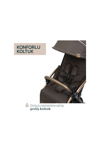 Chicco Goody Xplus Bebek Arabası - Bronze Lızard CHICCO.146 Kahve