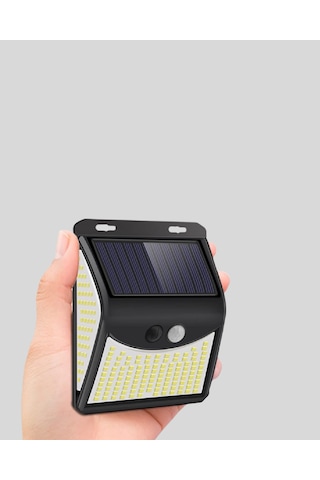 Solar Güneş Enerjili Hareket Sensörlü 4 Taraflı Bahçe Lambası I