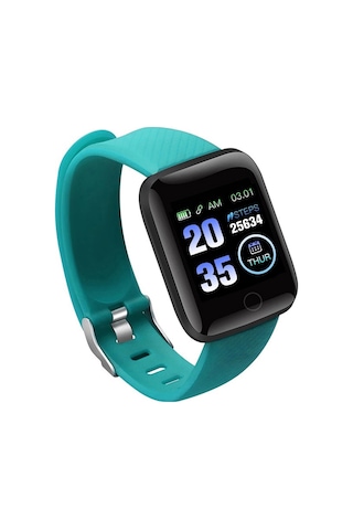 Tenfowee Yeşil Akıllı Bileklik 1.3" Tft Renkli Ekran Ip67 Su Geçirmez Kalp Atımı/basınç/uyku İzleyici Bluetooth 4.0 İos/android Uyumlu Hryfine Uygulamalı Spor İzleyici