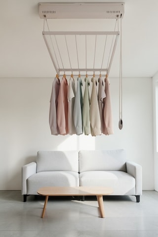 Askur Elbise Kurutmalığı 70x220 cm – Manuel Yükseklik Ayarlı