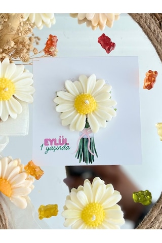Bernami Vazo Pinterest 20 Adet Özel Tasarlanmış Kart Ve Papatya Mum. Düğün,nişan,nikah, Söz, Doğum Günü, Nikah Hediyelik Diğer