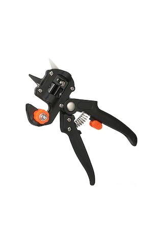 Suofeng Bahçe Aleti Aşılıma Makinesi: Çelik & Abs Budama Makasları, 2 Bıçaklı U-v-ω Kesim, Meyve Ağacı Aşılama Hızlandırıcı Siyah/kırmızı