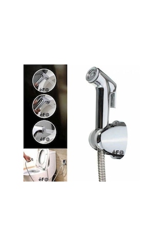 Şattaf Taharet Musluk Seti Taharatmatik El Tuvalet Sprey Tabancası Köpek Kedi Yıkama Tk111