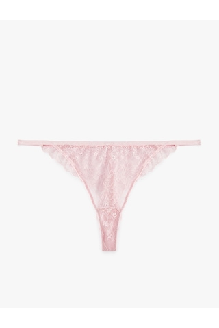 Koton Dantelli String Külot Pembe 6slk30195mk Gül
