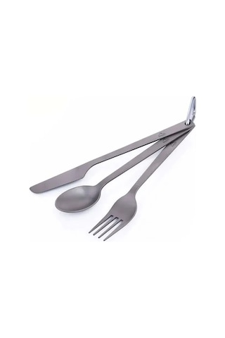 Konesam Widesea Titan Kamp Mutfak Takımı: Çok Amaçlı Çırak-çatal-k Bıçak, Katlanabilir, Hafif, Çarpıtkor, Pratik Çok Renkli