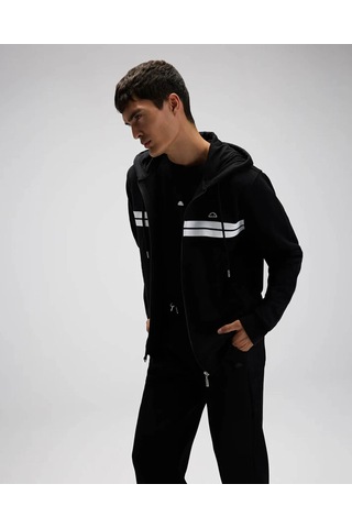 Ellesse Kapüşonlu Siyah Erkek Sweatshirt Em617 Siyah