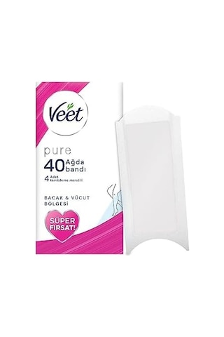 Hipoalerjenik Ağda Bandı, Bacak Ve Vücut Bölgesi 40&apos Lı Süper Fırsat Paketi