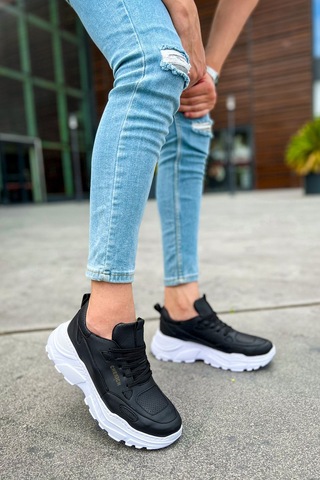 Ch089 - Cbt Low Top Lace Up Erkek Ayakkabı Sıyah