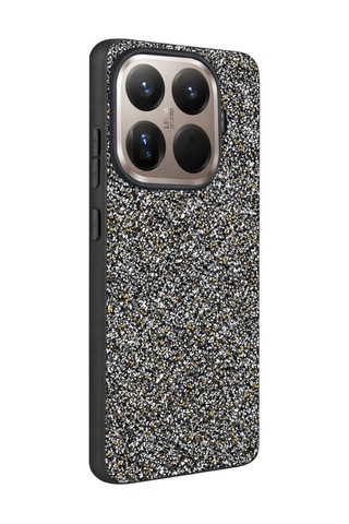 Onegif Xiaomi Mi 15t Pro Bright Simli Kapak - Gold Renkli