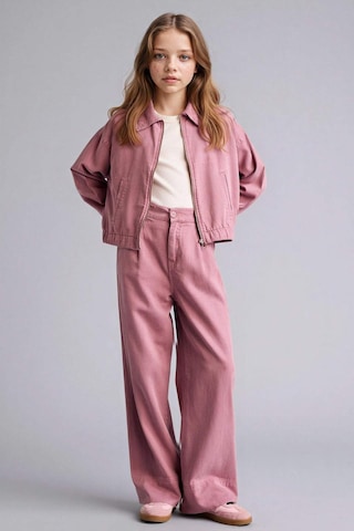 Defacto Wıde Leg Geniş Paça Tensel Pantolon Kız Çocuk G6368a826smpn429 Pembe-pn429