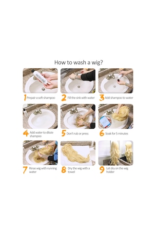 Kadın Perukları Kısa Katmanlı Peri Kesim Peruklar Saç Bantlı Doğal Görünümlü Kabarık Saç Peruk