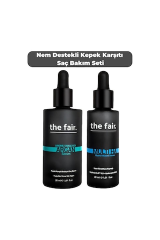 The Fair Drone-Targeted Hair Argan Serum 50 ML + Multi HA Hydro Infused Serum 30 ML